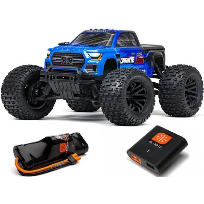 Arrma Granite 4X2 BOOST 1/10 Electric RTR Monster Truck (Blue) w/SLT2 2.4GHz Radio, Battery & Charger