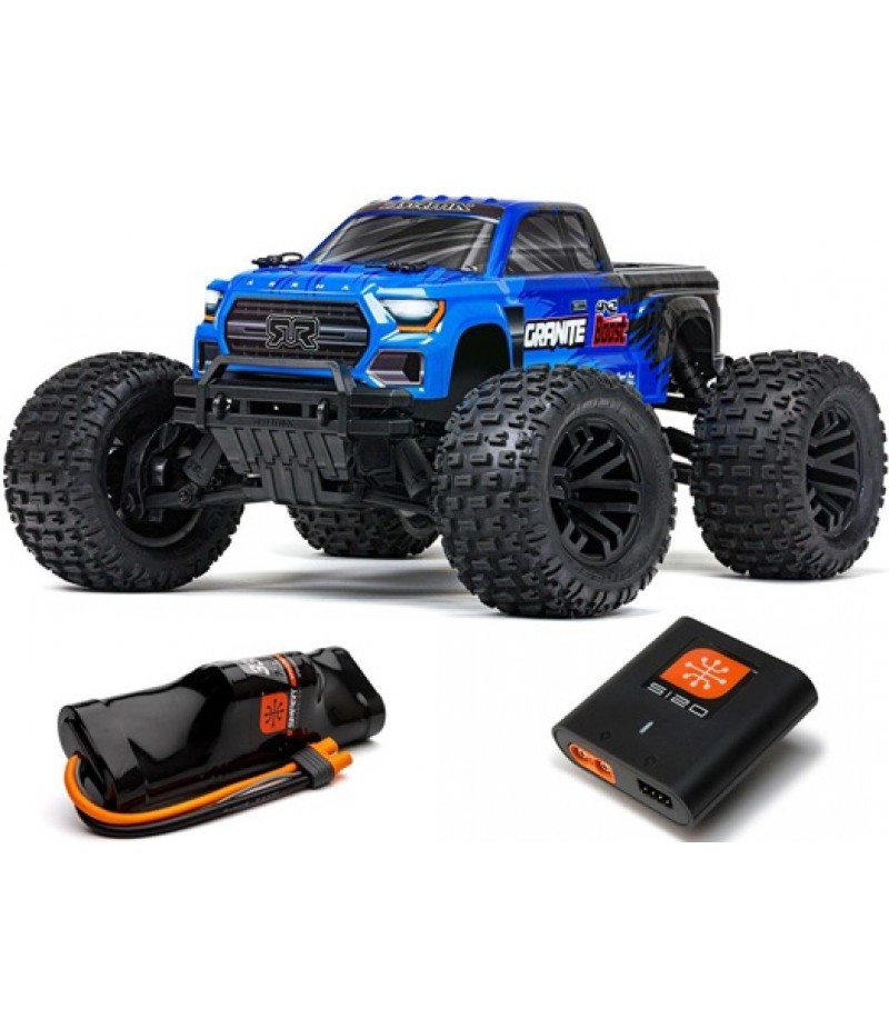 Arrma Granite 4X2 BOOST 1/10 Electric RTR Monster Truck (Blue) w/SLT2 2.4GHz Radio, Battery & Charger