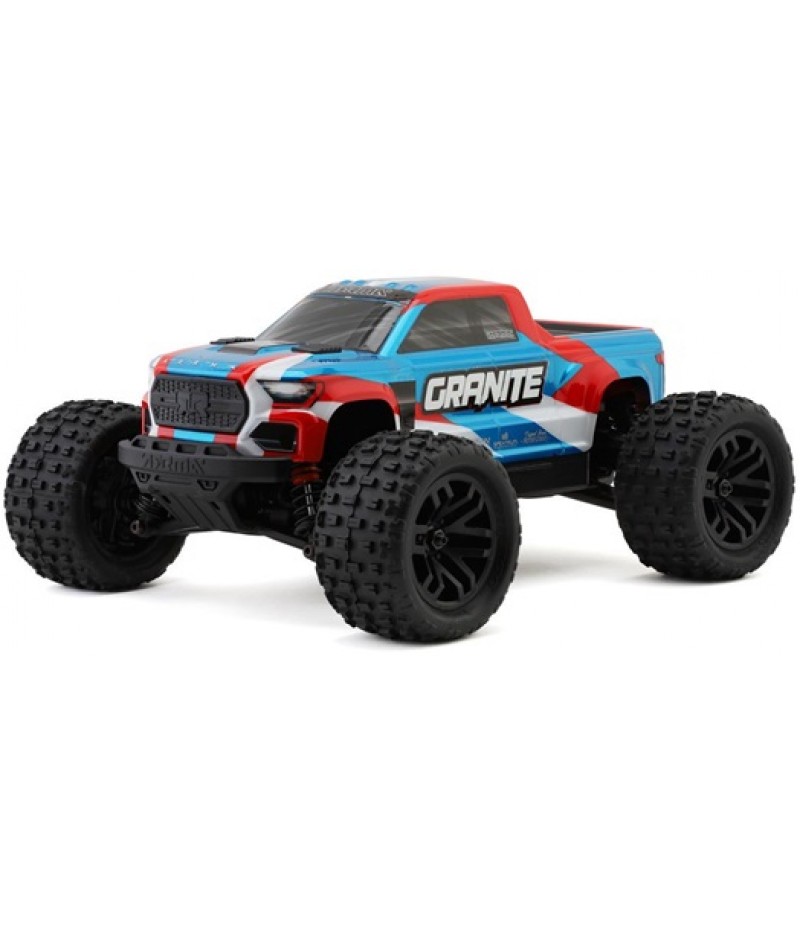 Arrma Granite Grom MEGA 4WD 380 Brushed 1/18 Monster Truck RTR (Blue) w/SLT2 2.4GHz Radio, Battery & Charger