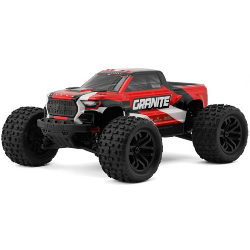 Arrma Granite Grom MEGA 4WD 380 Brushed 1/18 Monster Truck RTR (Red) w/SLT2 2.4GHz Radio, Battery & Charger