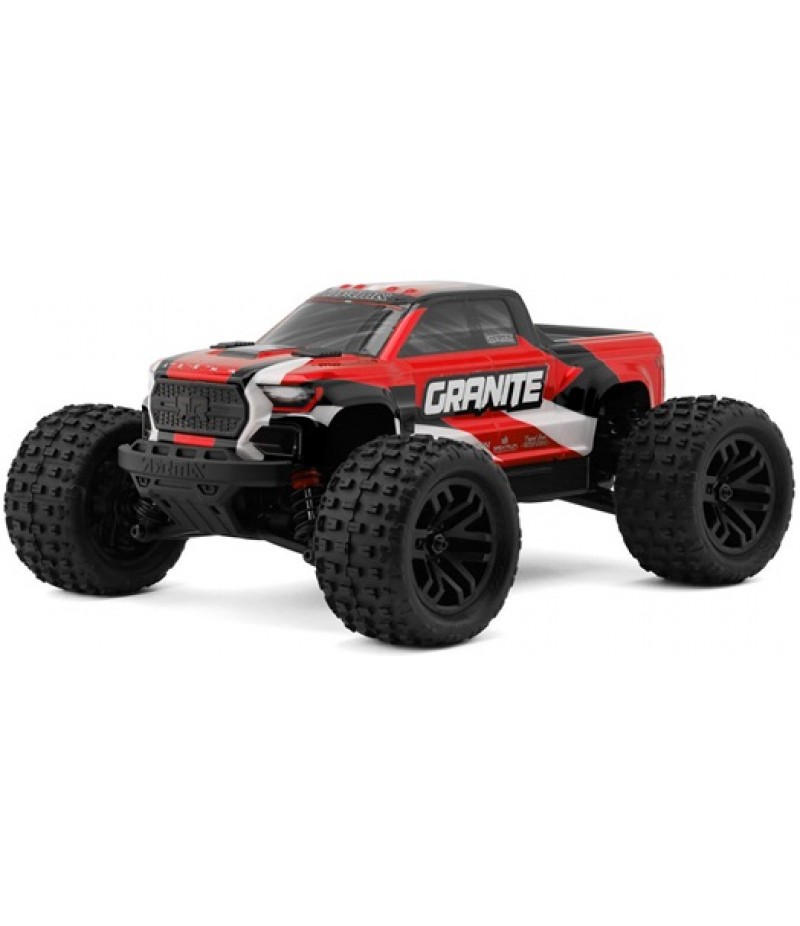 Arrma Granite Grom MEGA 4WD 380 Brushed 1/18 Monster Truck RTR (Red) w/SLT2 2.4GHz Radio, Battery & Charger