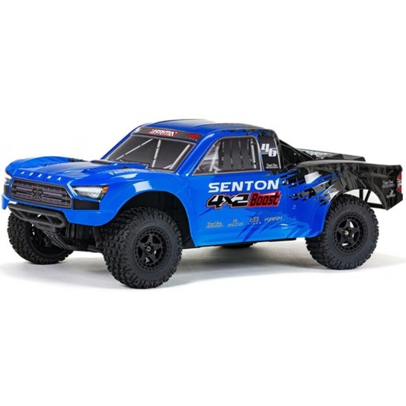 Arrma Senton 4X2 BOOST 1/10 Electric RTR Short Course Truck (Blue) w/SLT2 2.4GHz Radio