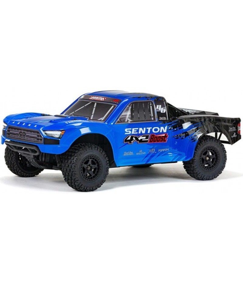 Arrma Senton 4X2 BOOST 1/10 Electric RTR Short Course Truck (Blue) w/SLT2 2.4GHz Radio