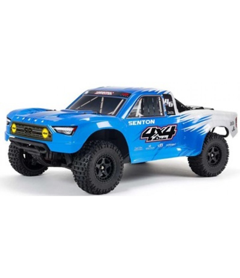 Arrma Senton 4X4 MEGA 550 1/10 RTR Short Course Truck (Blue) w/Spektrum SLT3 2.4GHz Radio