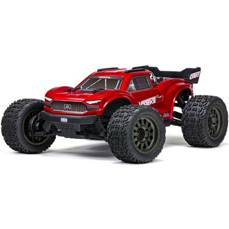 Arrma Vorteks 4X2 BOOST 1/10 Electric RTR Stadium Truck (Red) w/SLT2 2.4GHz Radio