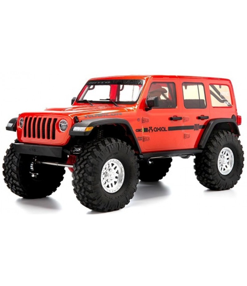 Axial 1/10 SCX10 III Jeep JLU Wrangler with Portals RTR (Orange)