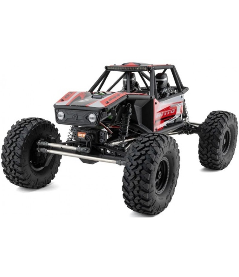 Axial Capra 1.9 4WS Unlimited Trail Buggy 1/10 RTR 4WD Rock Crawler (Black) w/DX3 2.4GHz Radio