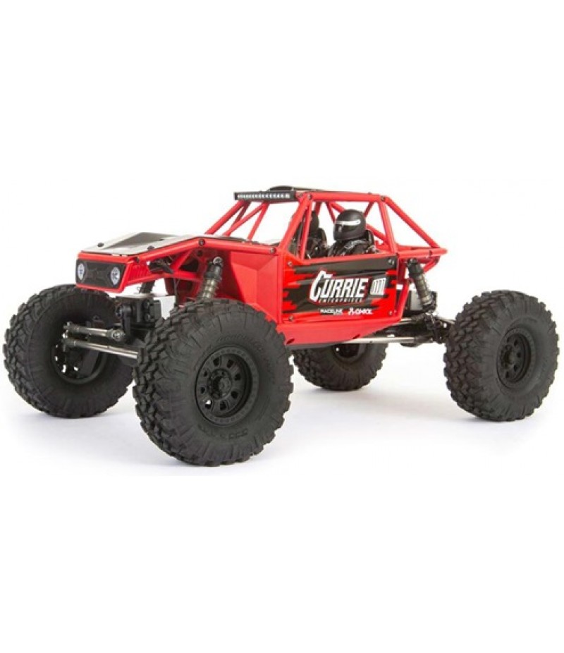 Axial Capra 1.9 4WS Unlimited Trail Buggy 1/10 RTR 4WD Rock Crawler (Red) w/DX3 2.4GHz Radio