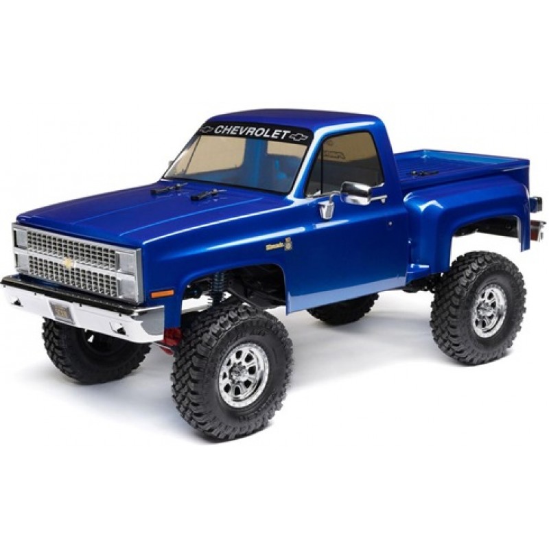 Axial SCX10 III 1982 Chevy K10 "Base Camp" RTR 4WD Rock Crawler (Blue) w/2.4GHz Radio