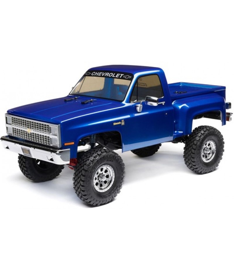 Axial SCX10 III 1982 Chevy K10 "Base Camp" RTR 4WD Rock Crawler (Blue) w/2.4GHz Radio