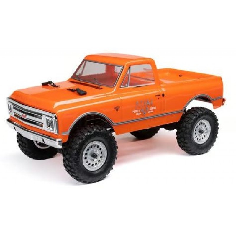 Axial SCX24 1967 Chevrolet C10 1/24 4WD RTR Scale Mini Crawler (Orange) w/2.4GHz Radio