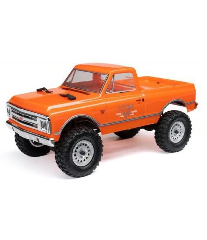 Axial SCX24 1967 Chevrolet C10 1/24 4WD RTR Scale Mini Crawler (Orange) w/2.4GHz Radio