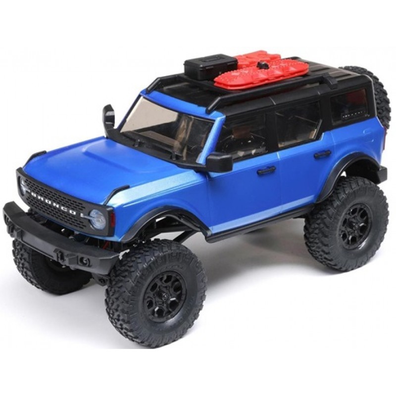 Axial SCX24 2021 Ford Bronco Hard Body 1/24 4WD RTR Scale Mini Crawler (Blue) w/2.4GHz Radio