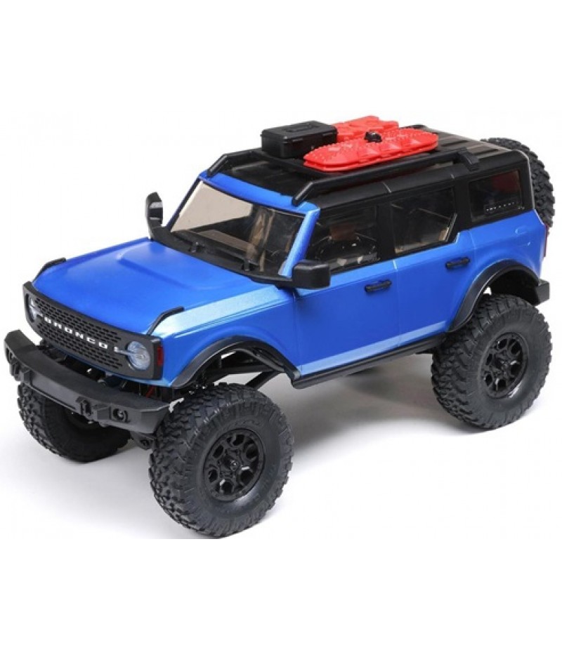 Axial SCX24 2021 Ford Bronco Hard Body 1/24 4WD RTR Scale Mini Crawler (Blue) w/2.4GHz Radio