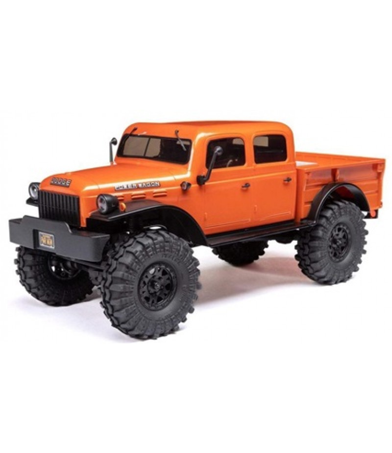 Axial SCX24 40's 4 Door Dodge Power Wagon 1/24 4WD RTR Scale Mini Crawler (Orange) w/2.4GHz Radio