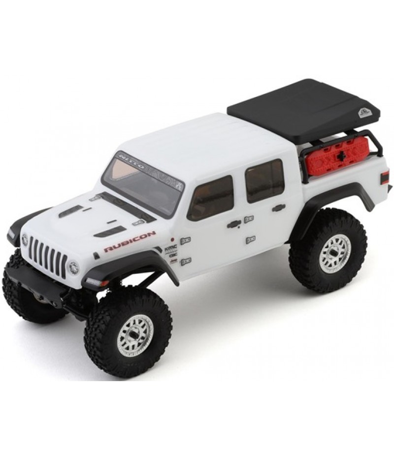 Axial SCX24 Jeep JT Gladiator 1/24 4WD RTR Scale Mini Crawler (White) w/2.4GHz Radio