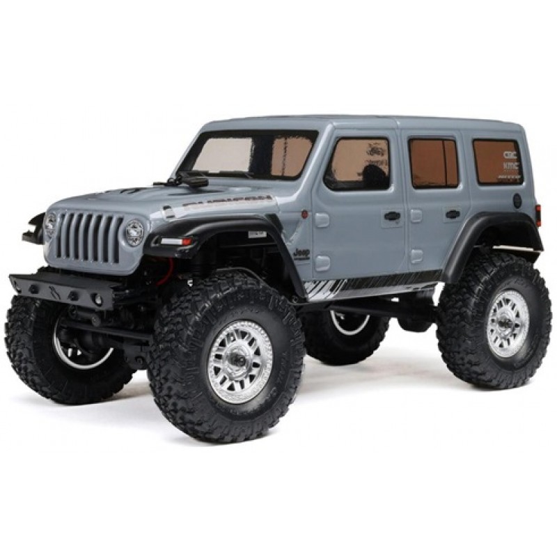 Axial SCX24 Jeep Wrangler JLU 4WD RTR Scale Mini Rock Crawler (Grey) w/2.4GHz Radio, Battery & Charger