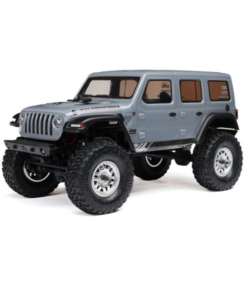 Axial SCX24 Jeep Wrangler JLU 4WD RTR Scale Mini Rock Crawler (Grey) w/2.4GHz Radio, Battery & Charger