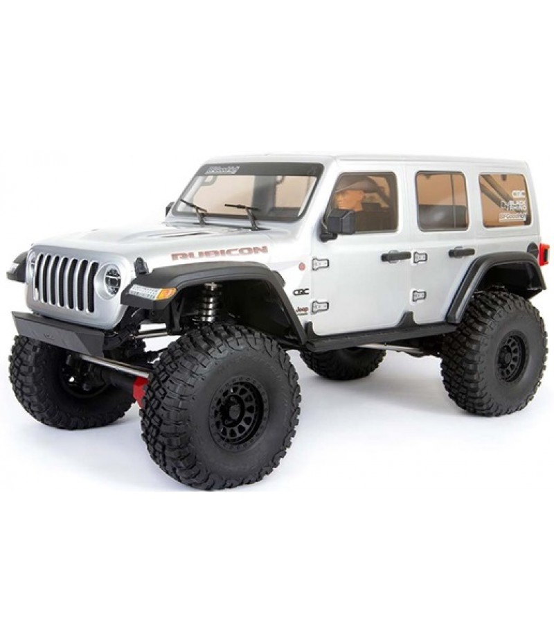 Axial SCX6 Jeep JLU Wrangler 1/6 4WD RTR Electric Rock Crawler (Silver) w/DX3 Radio & Smart ESC