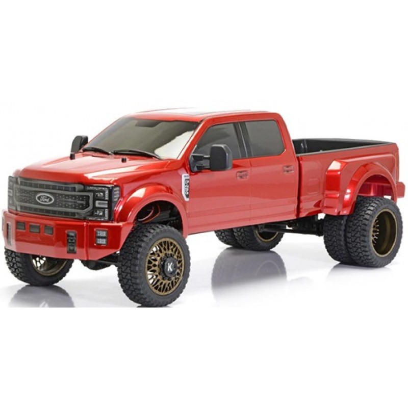 CEN Ford F450 SD KG1 Edition 1/10 RTR Custom Dually Truck (Candy Apple Red) w/2.4GHz Radio