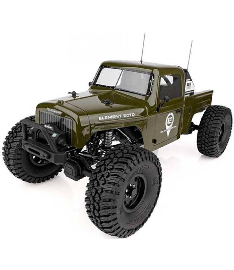 Element RC Enduro Ecto Trail Truck 4x4 RTR 1/10 Rock Crawler (Green) w/2.4GHz Radio