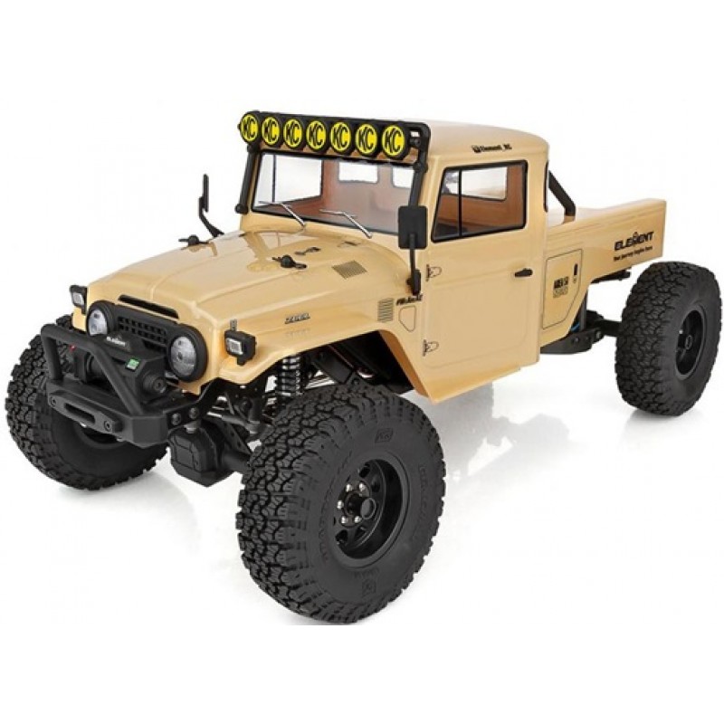 Element RC Enduro Zuul Trail Truck 4x4 RTR 1/10 Rock Crawler Combo (Tan) w/2.4GHz Radio, Battery & Charger