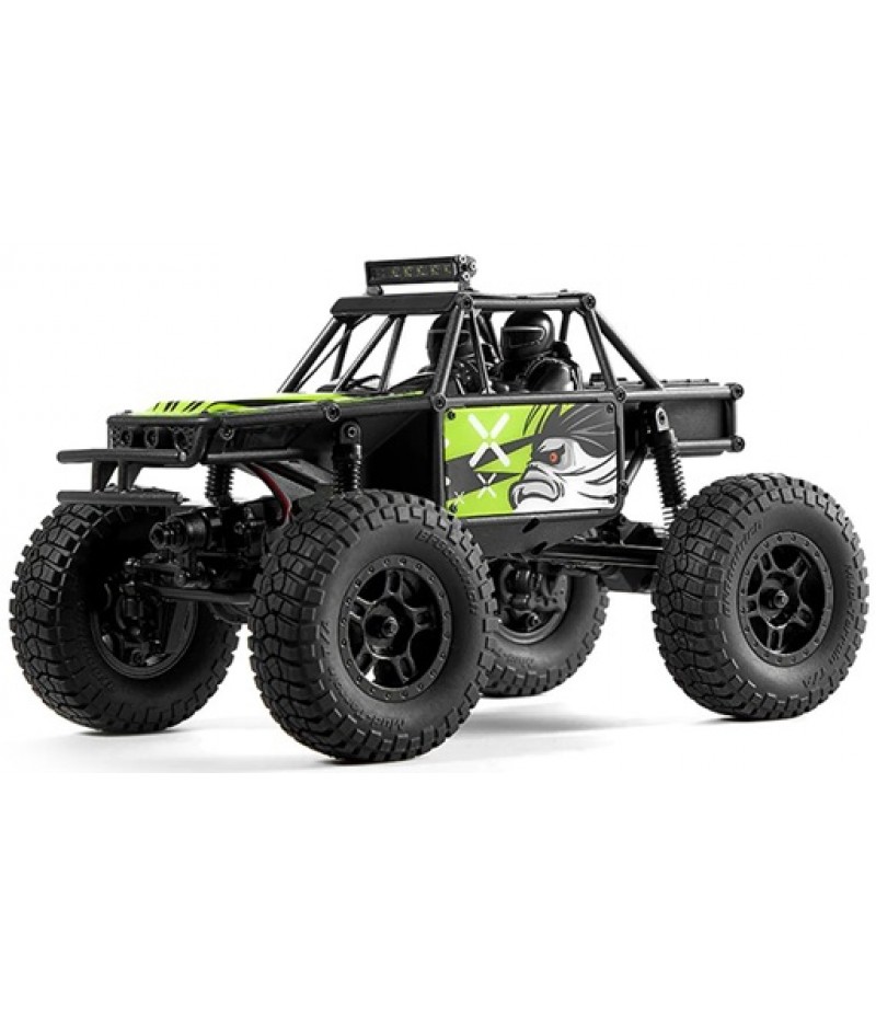 FMS 1/24 FCX24 Lemur 4x4 RTR Scale Micro Rock Crawler (Black/Green) w/2.4GHz Radio, Battery & Charger