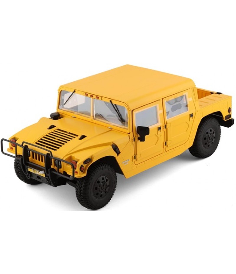 FMS 2006 Hummer H1 Alpha 1/12 RTR Rock Crawler Trail Truck (Yellow)