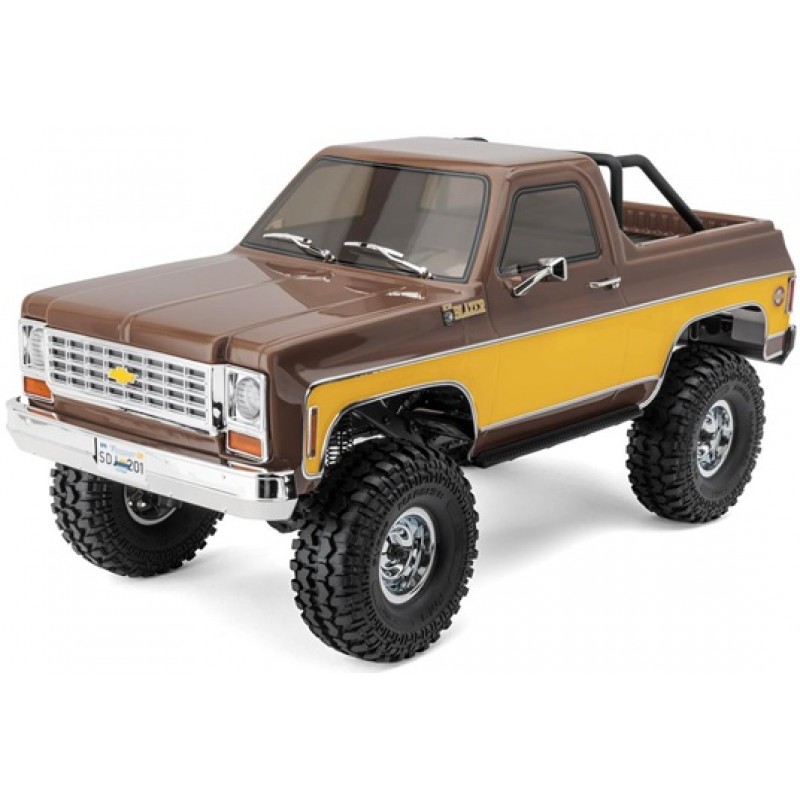 FMS FCX10 Chevrolet K5 Blazer 1/10 RTR Rock Crawler (Brown)