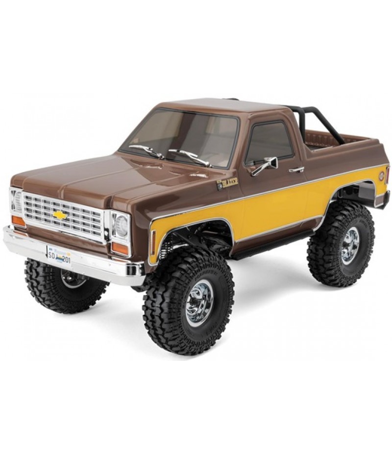 FMS FCX10 Chevrolet K5 Blazer 1/10 RTR Rock Crawler (Brown)