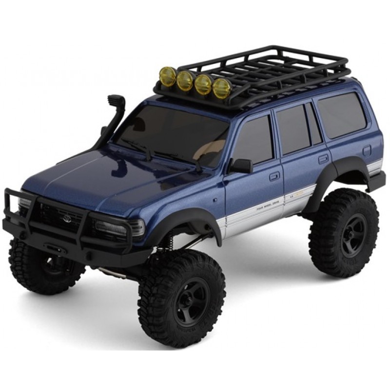 FMS FCX18 1/18 Scale Toyota LC 80 RTR Micro Trail Truck (Blue)