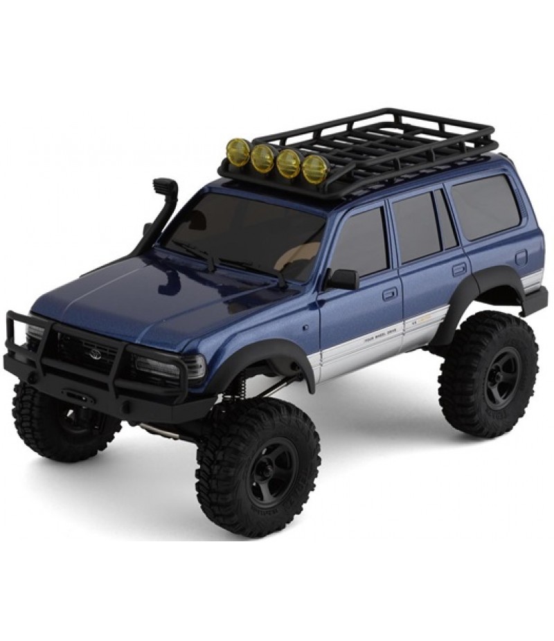 FMS FCX18 1/18 Scale Toyota LC 80 RTR Micro Trail Truck (Blue)