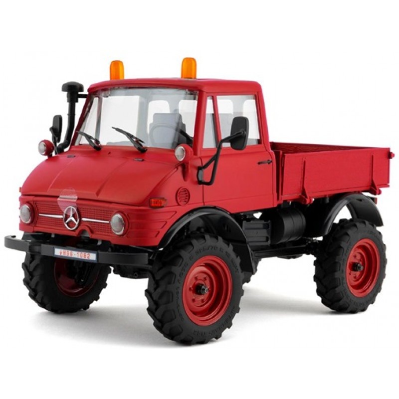 FMS FCX24 1/24 Unimog RTR Micro Rock Crawler Combo (Red)