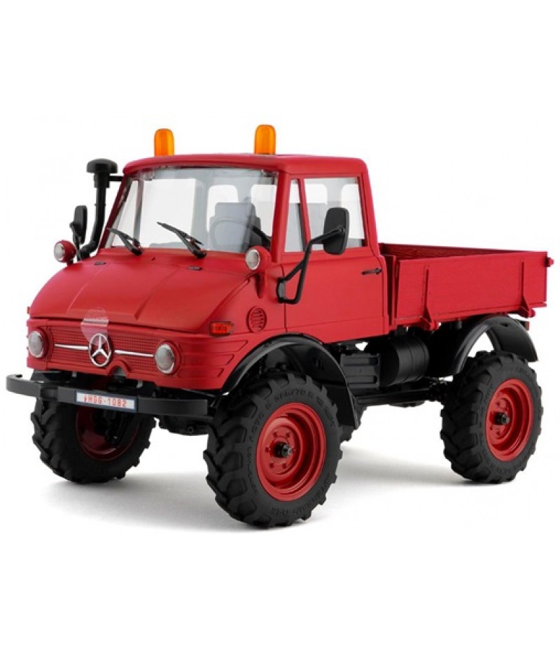 FMS FCX24 1/24 Unimog RTR Micro Rock Crawler Combo (Red)