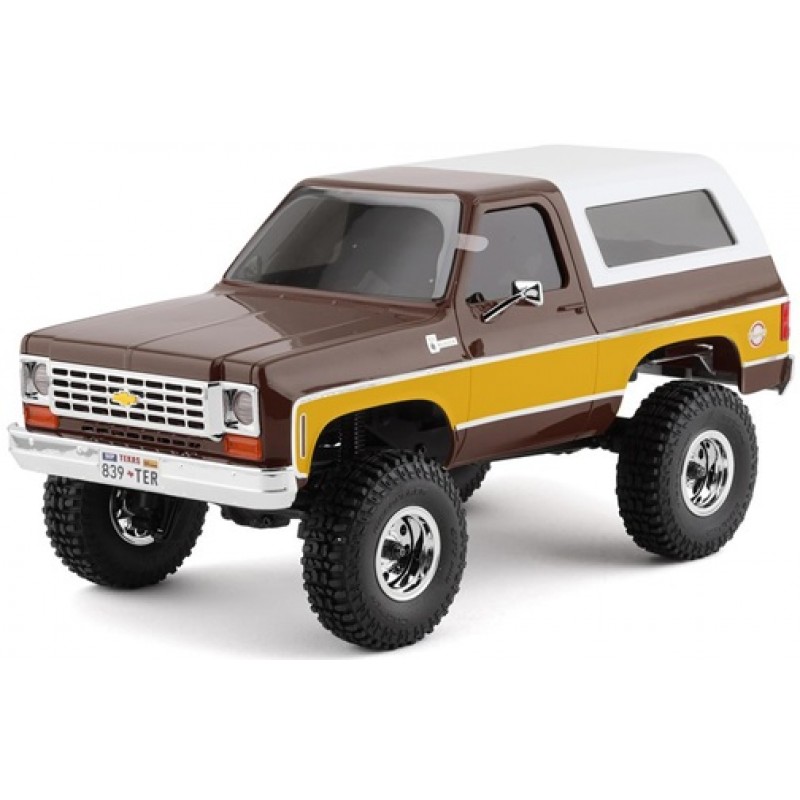 FMS FCX24 Chevrolet K5 Blazer 1/24 RTR Micro Rock Crawler Trail Truck (Brown)