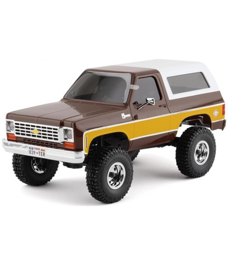 FMS FCX24 Chevrolet K5 Blazer 1/24 RTR Micro Rock Crawler Trail Truck (Brown)