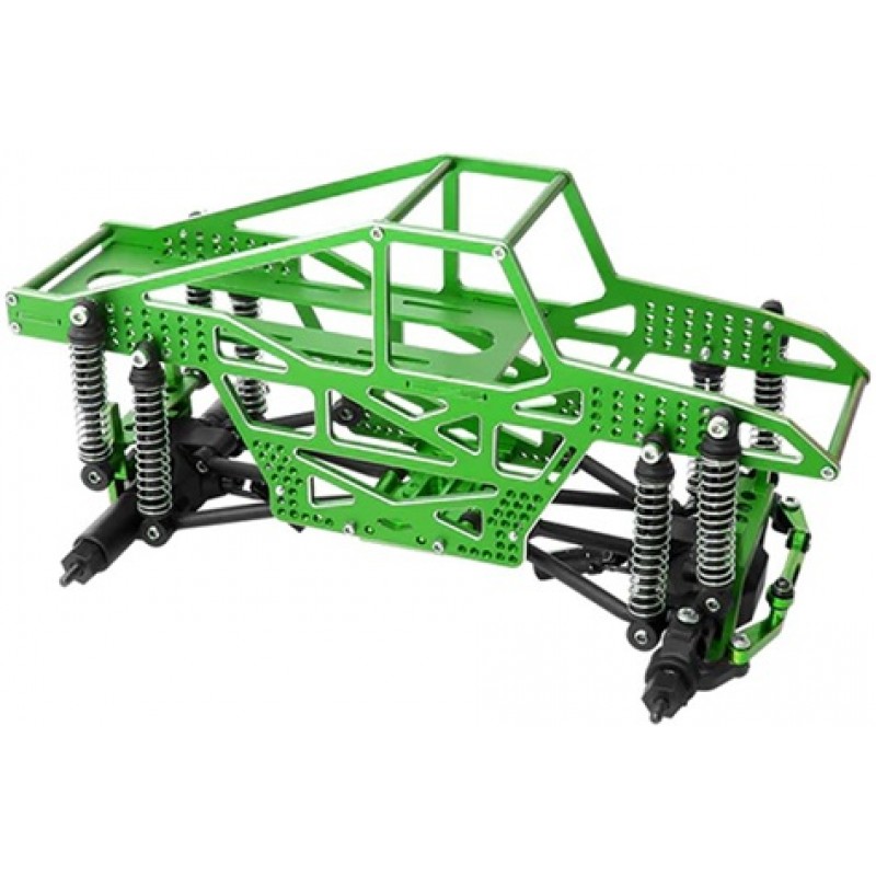 Furitek 1/24 Rampart CNC Machined Monster Truck Full Chassis Kit (Green)