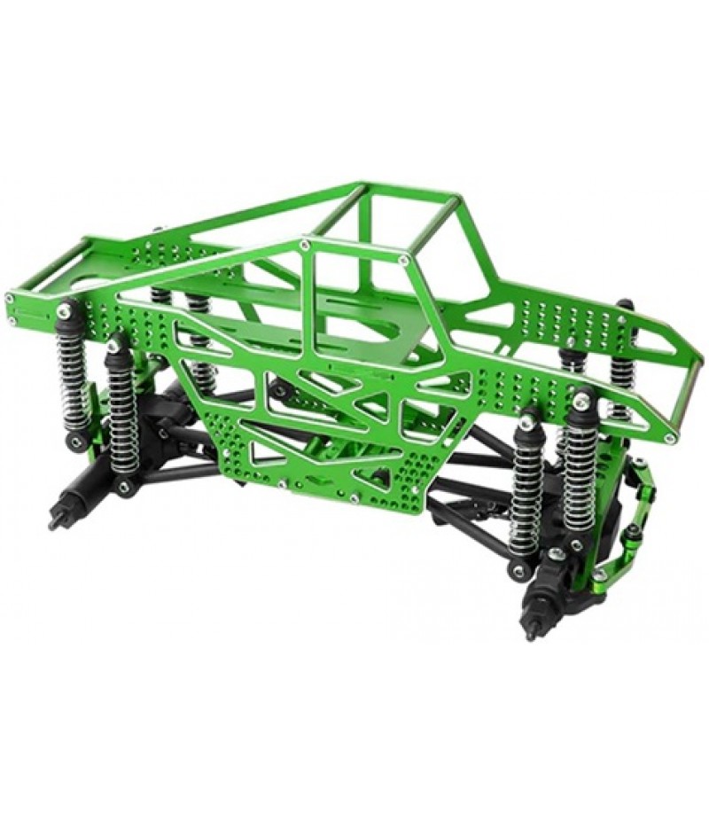 Furitek 1/24 Rampart CNC Machined Monster Truck Full Chassis Kit (Green)