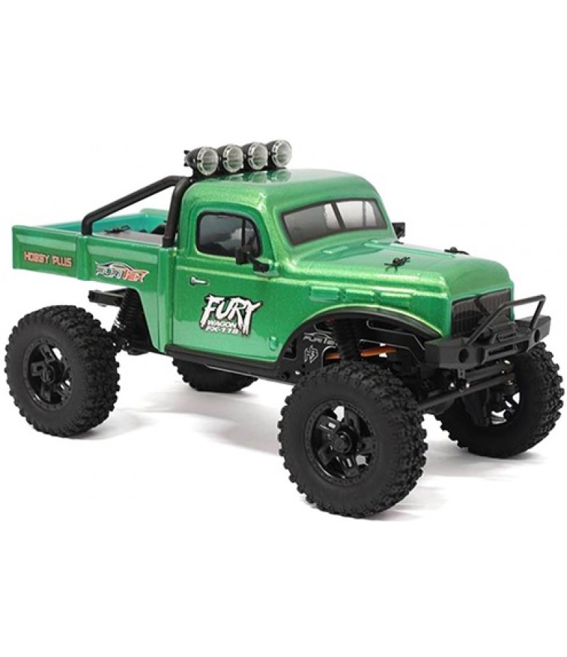 Furitek FX118 Fury Wagon 1/18 RTR Brushless Rock Crawler (Green)