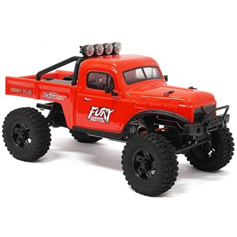 Furitek FX118 Fury Wagon 1/18 RTR Brushless Rock Crawler (Red)