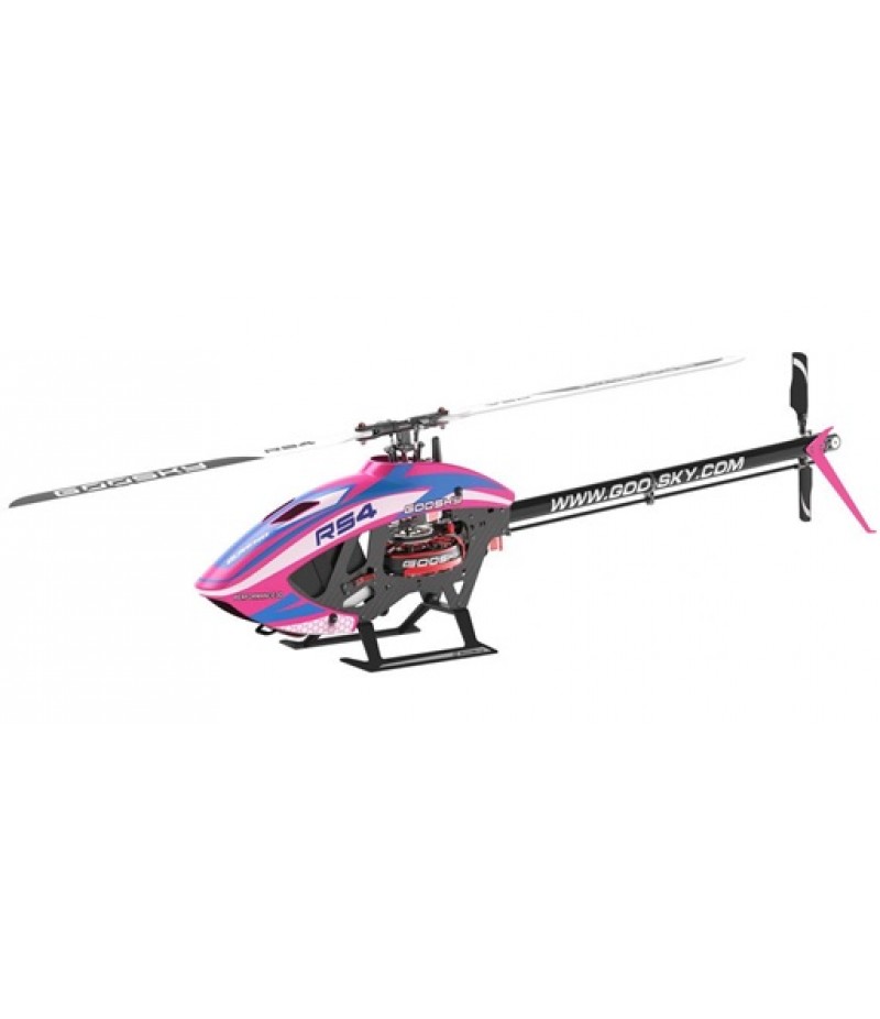 GooSky Legend RS4 "Venom Edition" Electric Helicopter Combo Kit (Pink) w/Motor, ESC, Servos, Gyro, & Blades