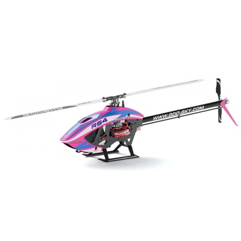 GooSky Legend RS4 "Venom Edition" Electric Helicopter Kit (Pink) w/Motor