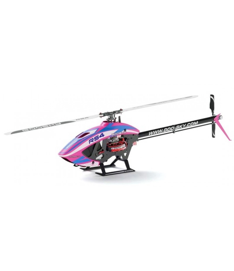 GooSky Legend RS4 "Venom Edition" Electric Helicopter Kit (Pink) w/Motor