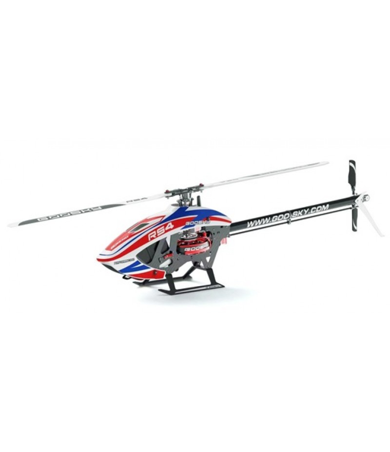 GooSky Legend RS4 "Venom Edition" Electric Helicopter Kit (White) w/Motor