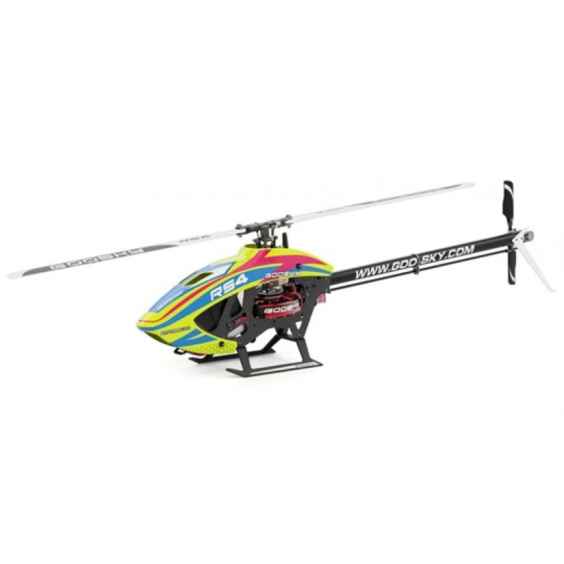 GooSky Legend RS4 "Venom Edition" Electric Helicopter Kit (Yellow) w/Motor