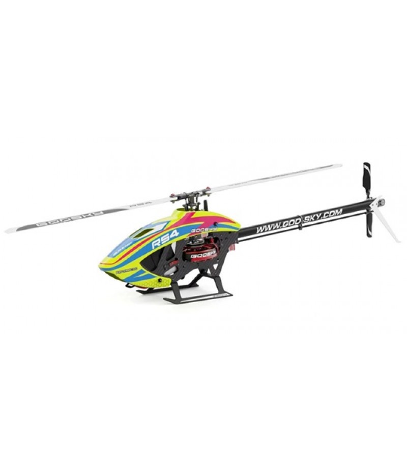 GooSky Legend RS4 "Venom Edition" Electric Helicopter Kit (Yellow) w/Motor