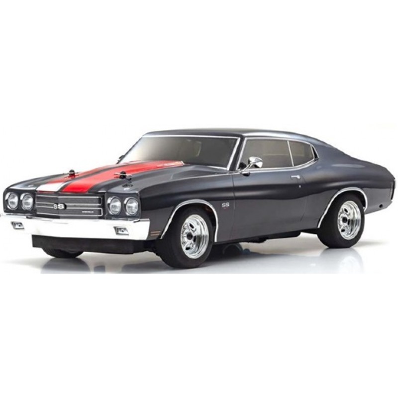 Kyosho EP Fazer Mk2 FZ02L 1970 Chevelle SS 454 LS6 ReadySet (Tuxedo Black/Red) w/Syncro KT-231P+ 2.4GHz Radio