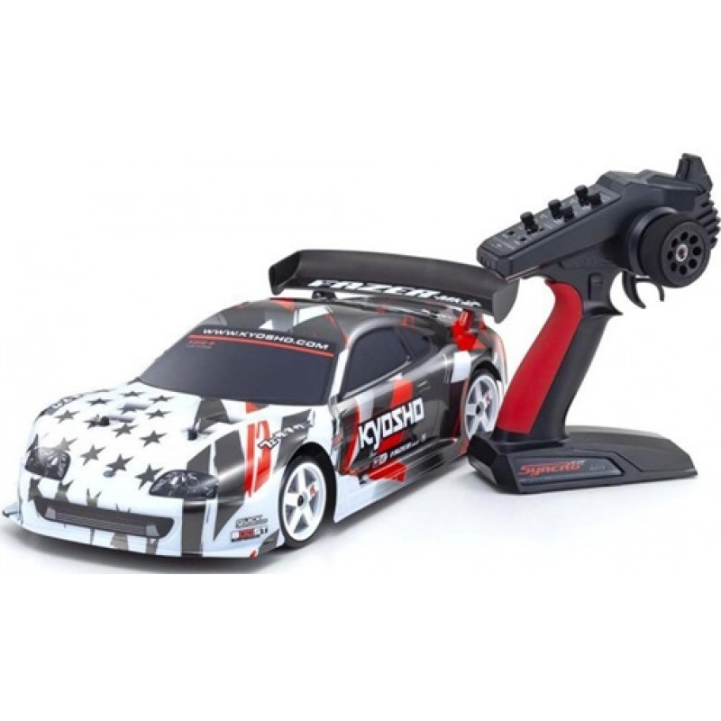 Kyosho Fazer Mk2 FZ02-D Toyota Supra A80 4WD 1/10 RTR Touring Car w/Syncro KT-231P+ 2.4GHz Radio (White)