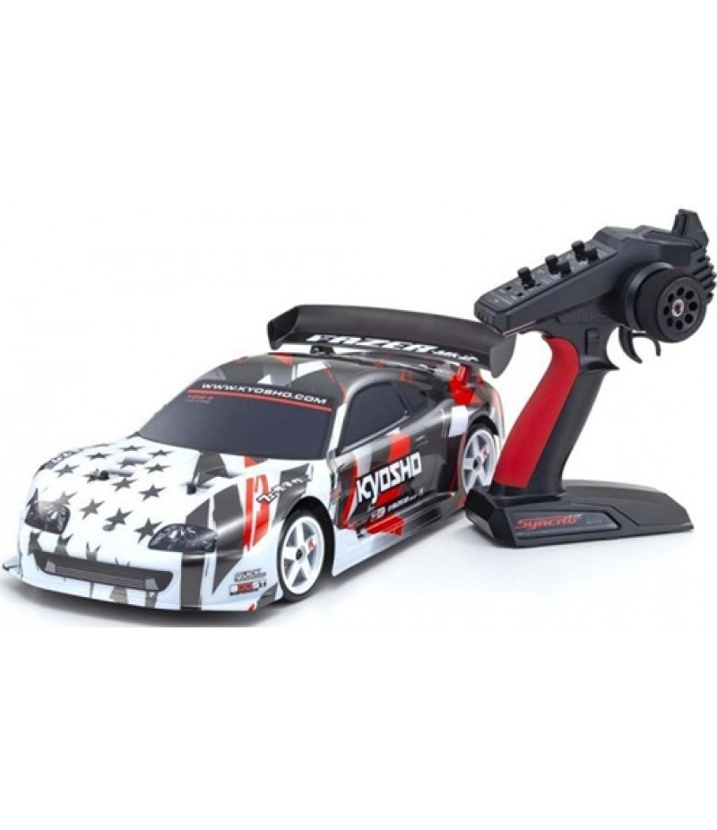 Kyosho Fazer Mk2 FZ02-D Toyota Supra A80 4WD 1/10 RTR Touring Car w/Syncro KT-231P+ 2.4GHz Radio (White)