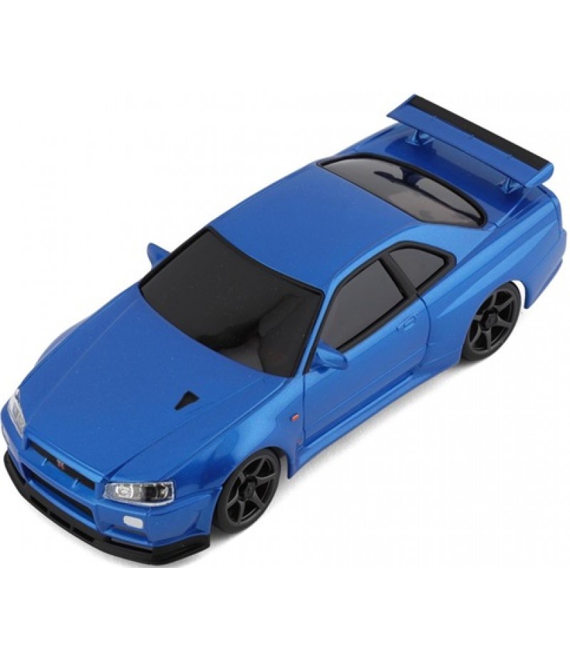 Kyosho MA-020 AWD Mini-Z ReadySet w/Skyline GT-R R34 (Metallic Blue) w/KT-531P 2.4GHz Radio